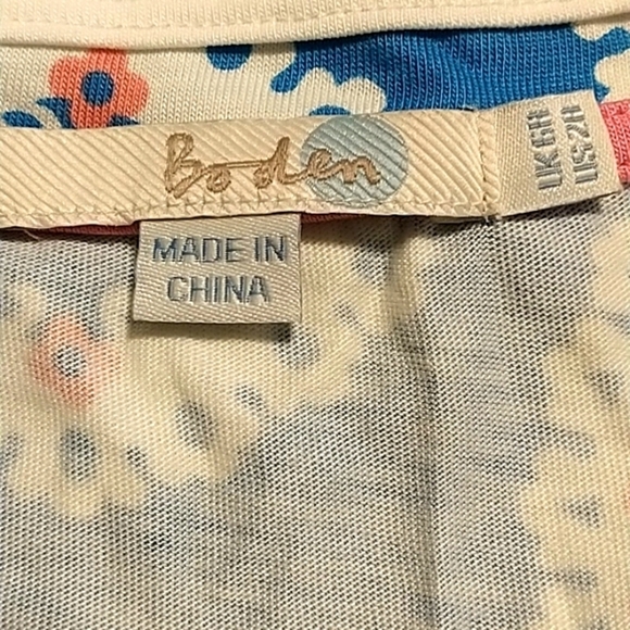 Boden Blue Jersey Dress - Women's Size 2 - Picture 7 of 9